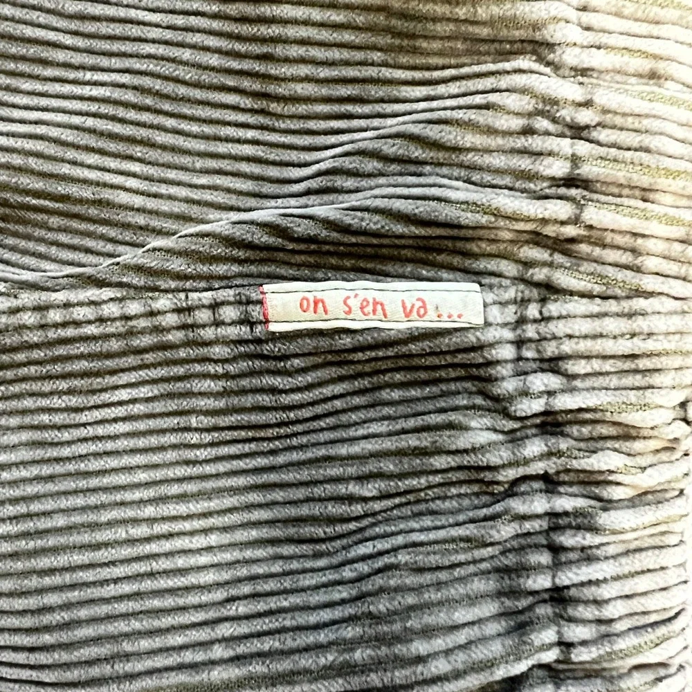 Petit Bateau Cargo Pants Kids 5 Olive Green Utility Corduroy Gorpcore Rugged